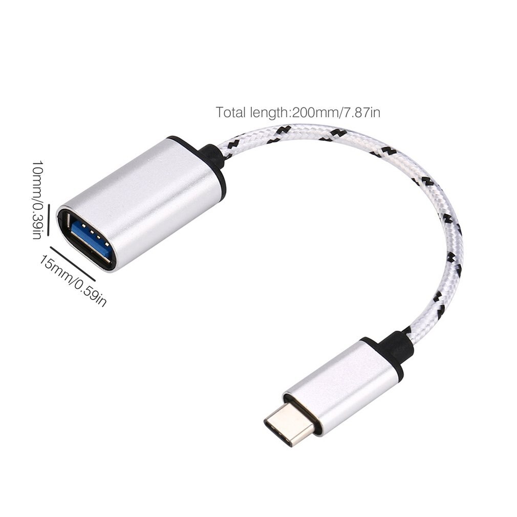 18cm-Type-C-OTG-Adapter-Cable-USB-3-1-Type-C-Male-To-USB-3-0-5